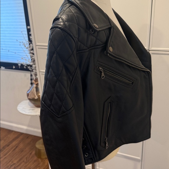Chrome Gear Women's Black Leather Jacket - Picture 6 of 15